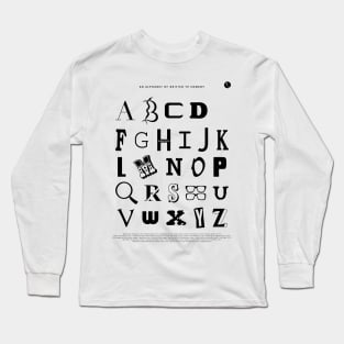 An Alphabet of British TV Comedy Long Sleeve T-Shirt